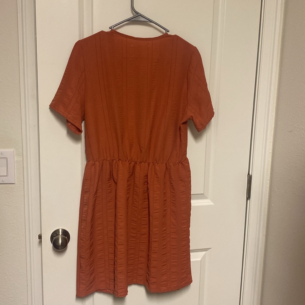 Button Up Dress With Pockets - Picture 6 of 6